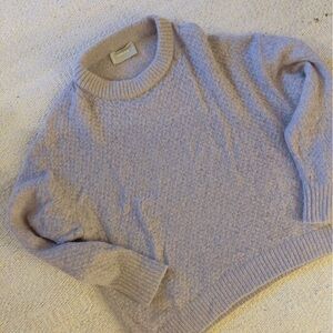 Everlane Soft Purple Knit Sweater